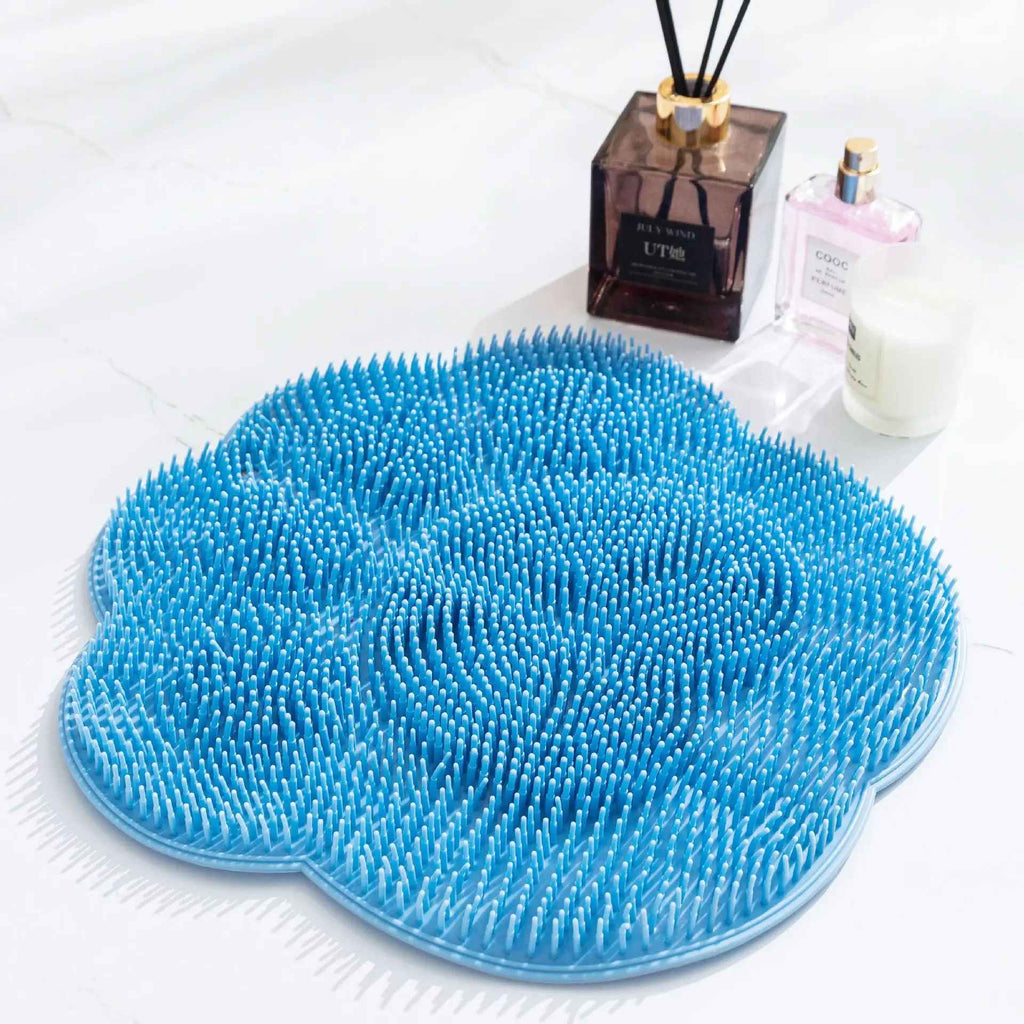 Kids Friendly Foot Scrubber Mat with Suction Base