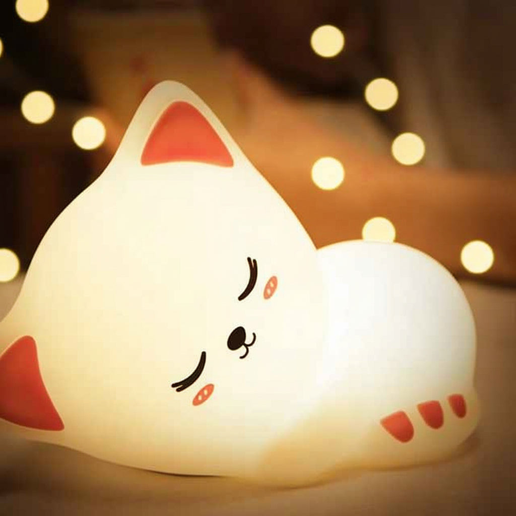 Cute Cloud Silicone Night Lamp for Kids Bedroom