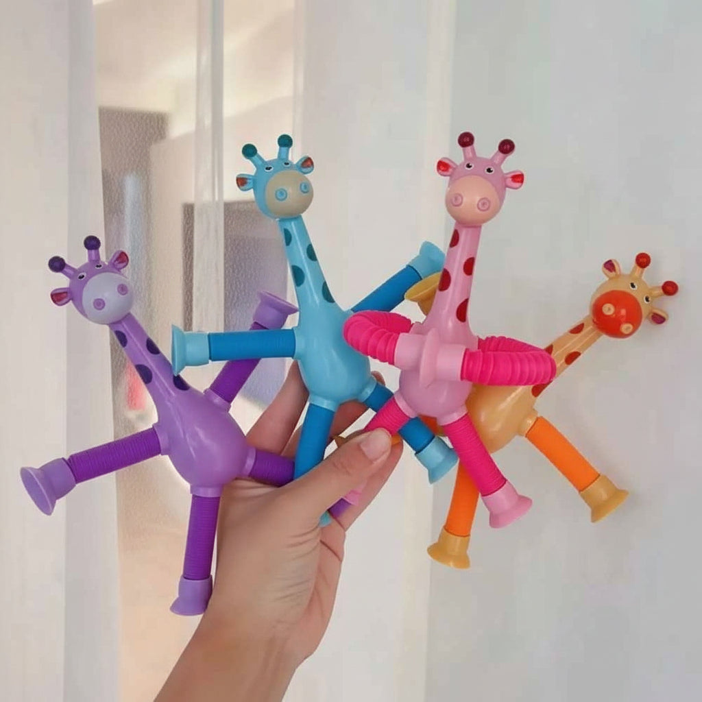 Giraffe Pop Tube Stretch Fidget Stress Relief Toy