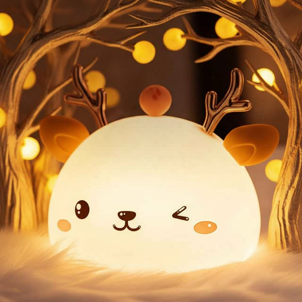 Cute Cloud Silicone Night Lamp for Kids Bedroom