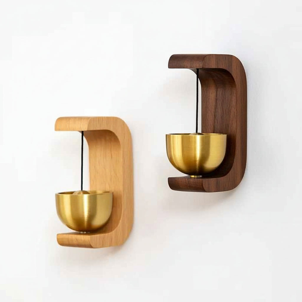 Handcrafted Woodpecker Magnetic Door Chime