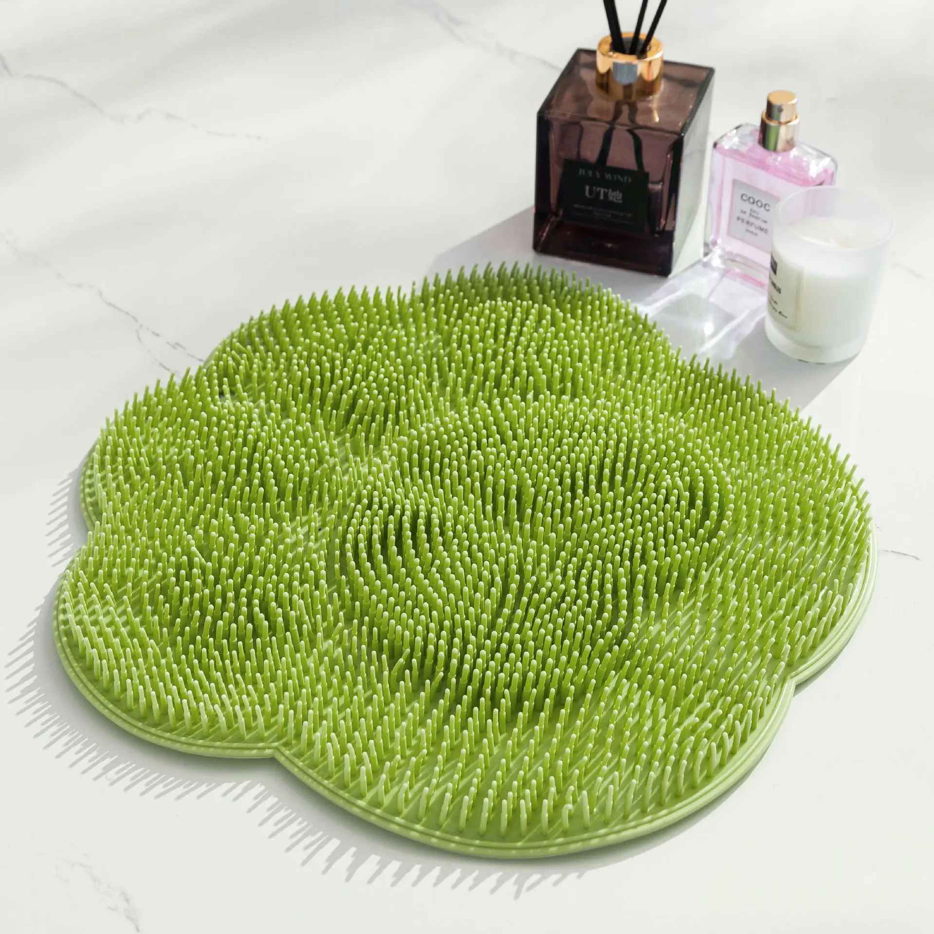 Kids Friendly Foot Scrubber Mat with Suction Base
