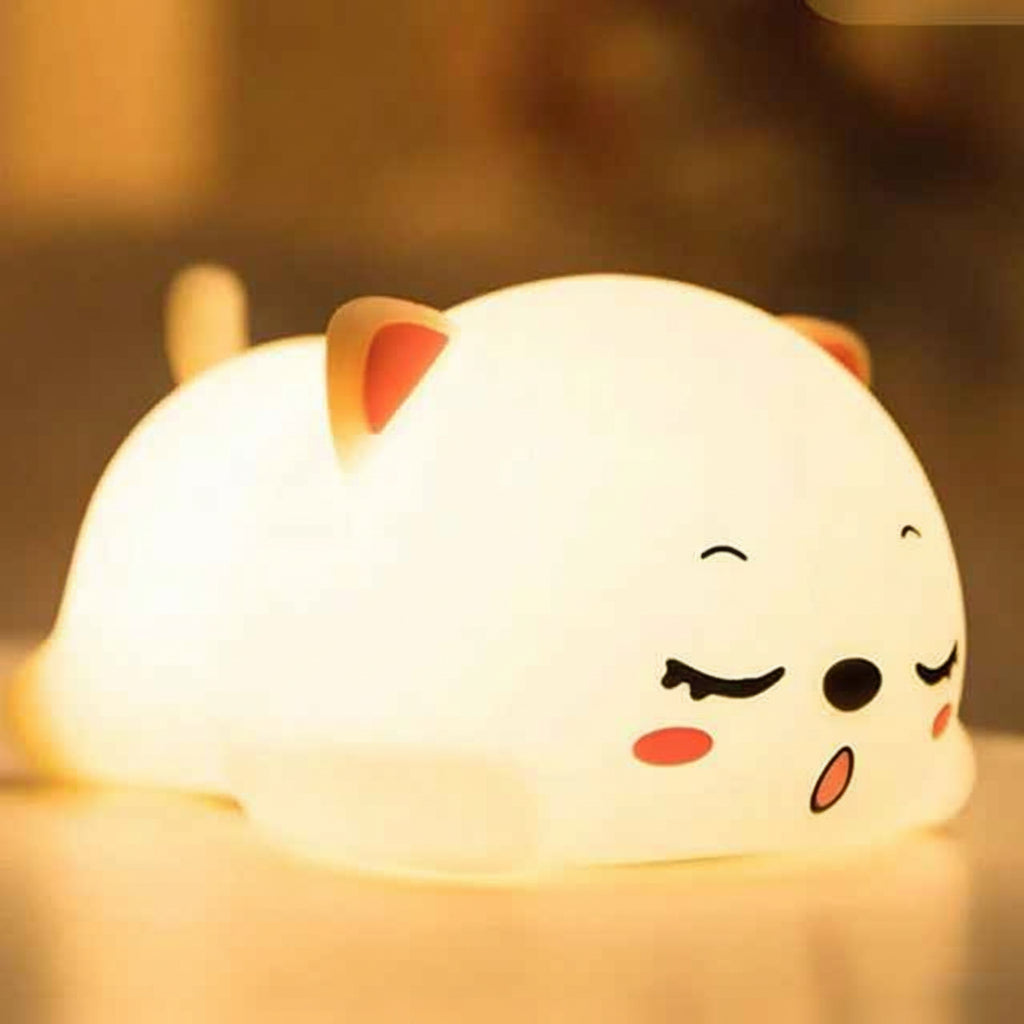 Cute Cloud Silicone Night Lamp for Kids Bedroom