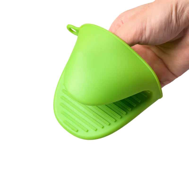 Heat-Resistant Silicone Pot Holder Clip Gloves