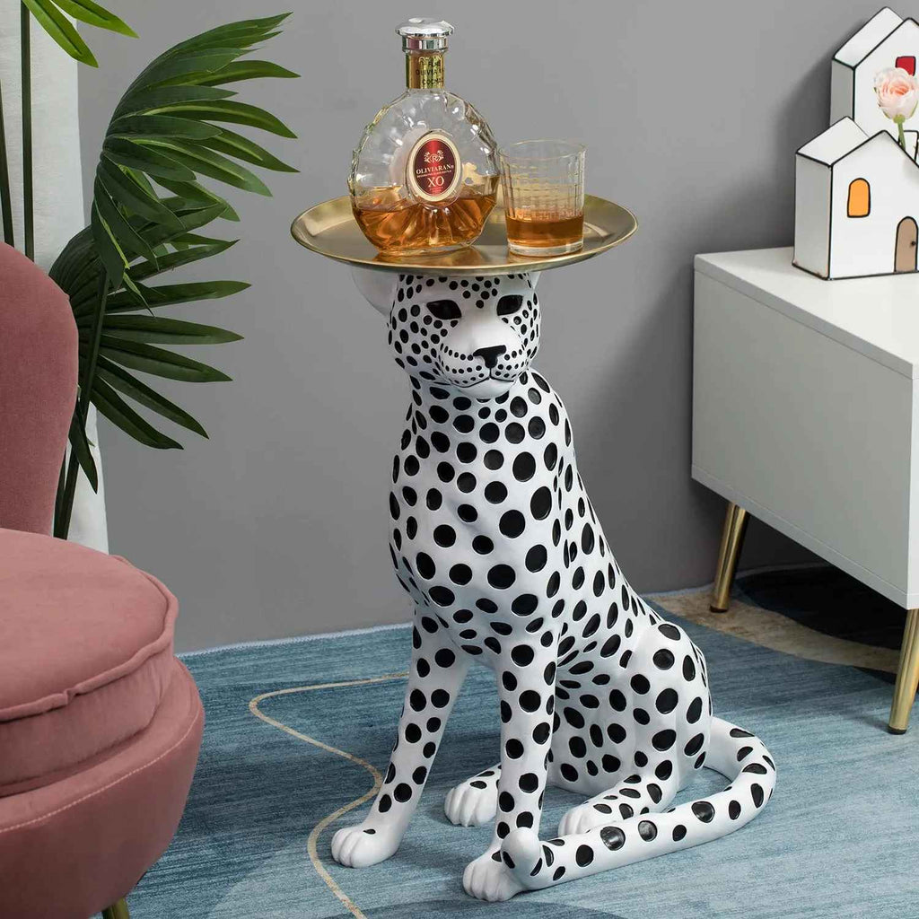 Luxury Life Size Leopard Home Decor Statue